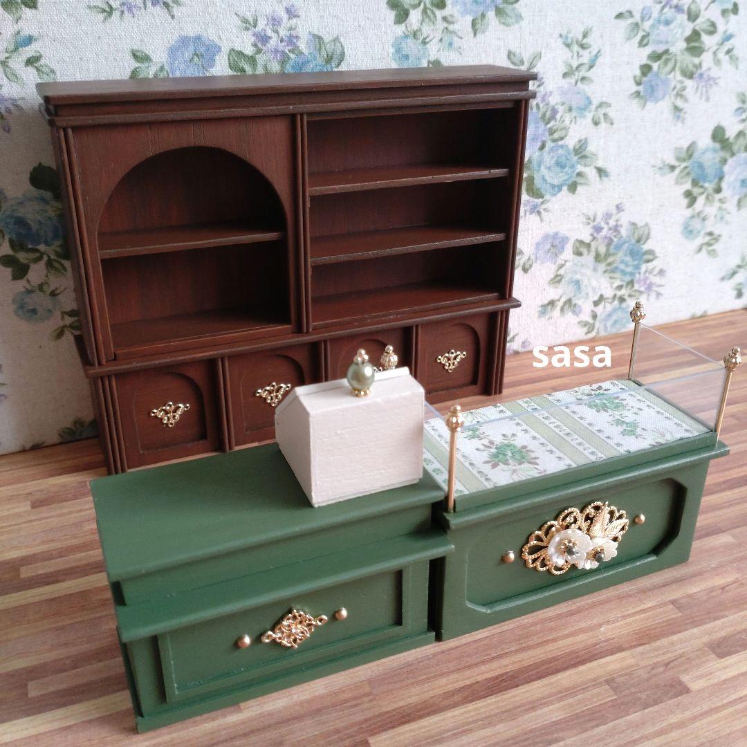 ミニチュア家具　喫茶店の家具セット