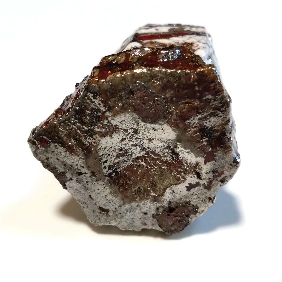 市川透　迦具土　ぐい呑　共箱　赤金銀彩　未使用