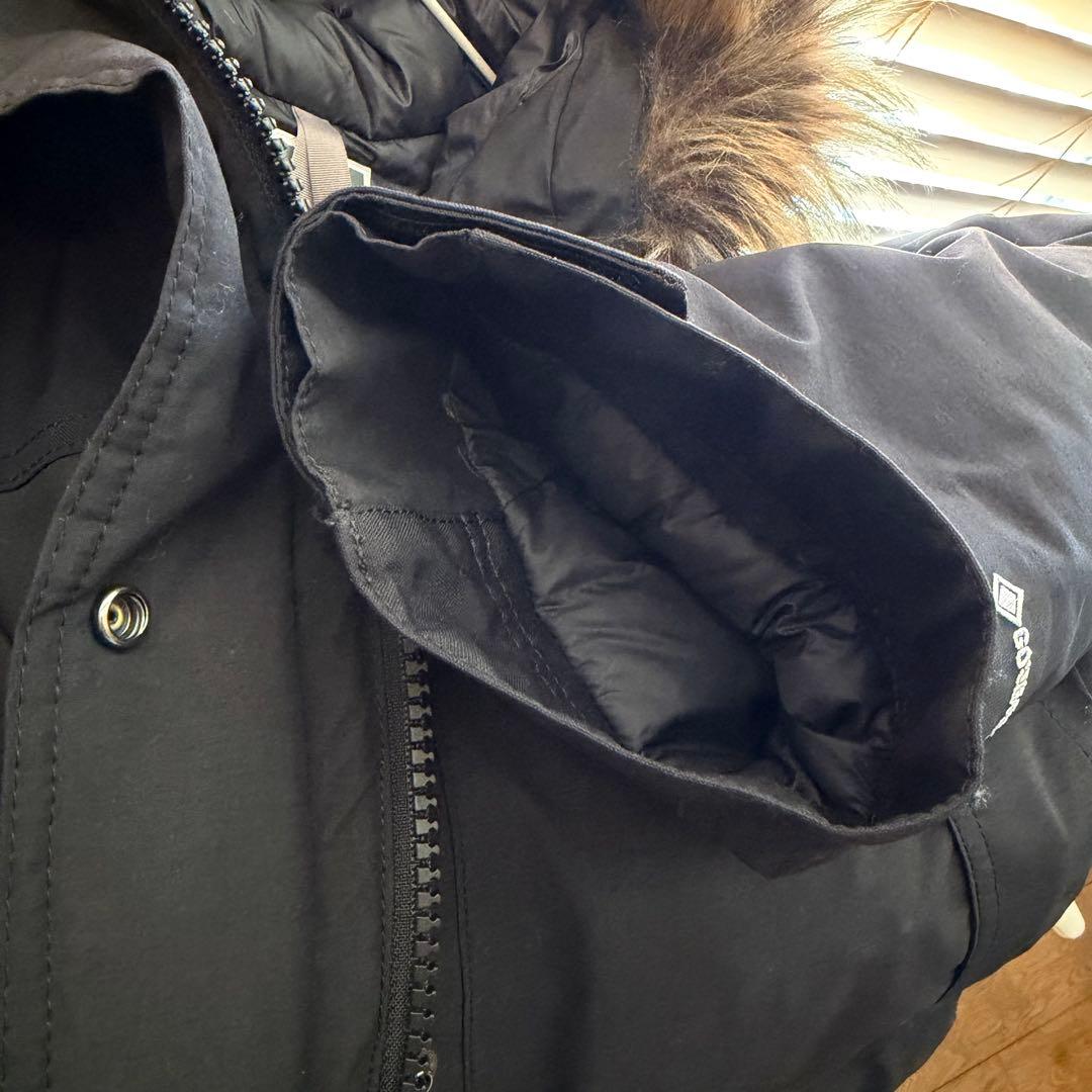 プルメリア ノースフェイス マウンテンダウンコート ブラック Lサイズ