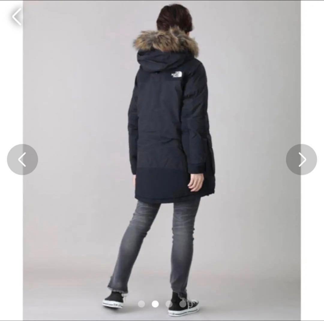 プルメリア ノースフェイス マウンテンダウンコート ブラック Lサイズ