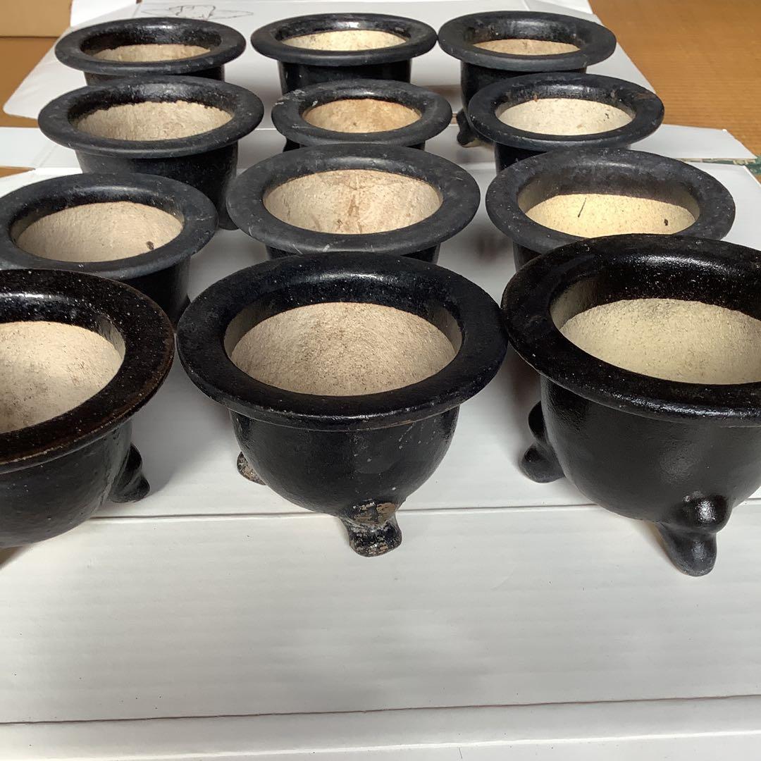 はたく　風蘭及び万年青用楽焼鉢（中古品）30個