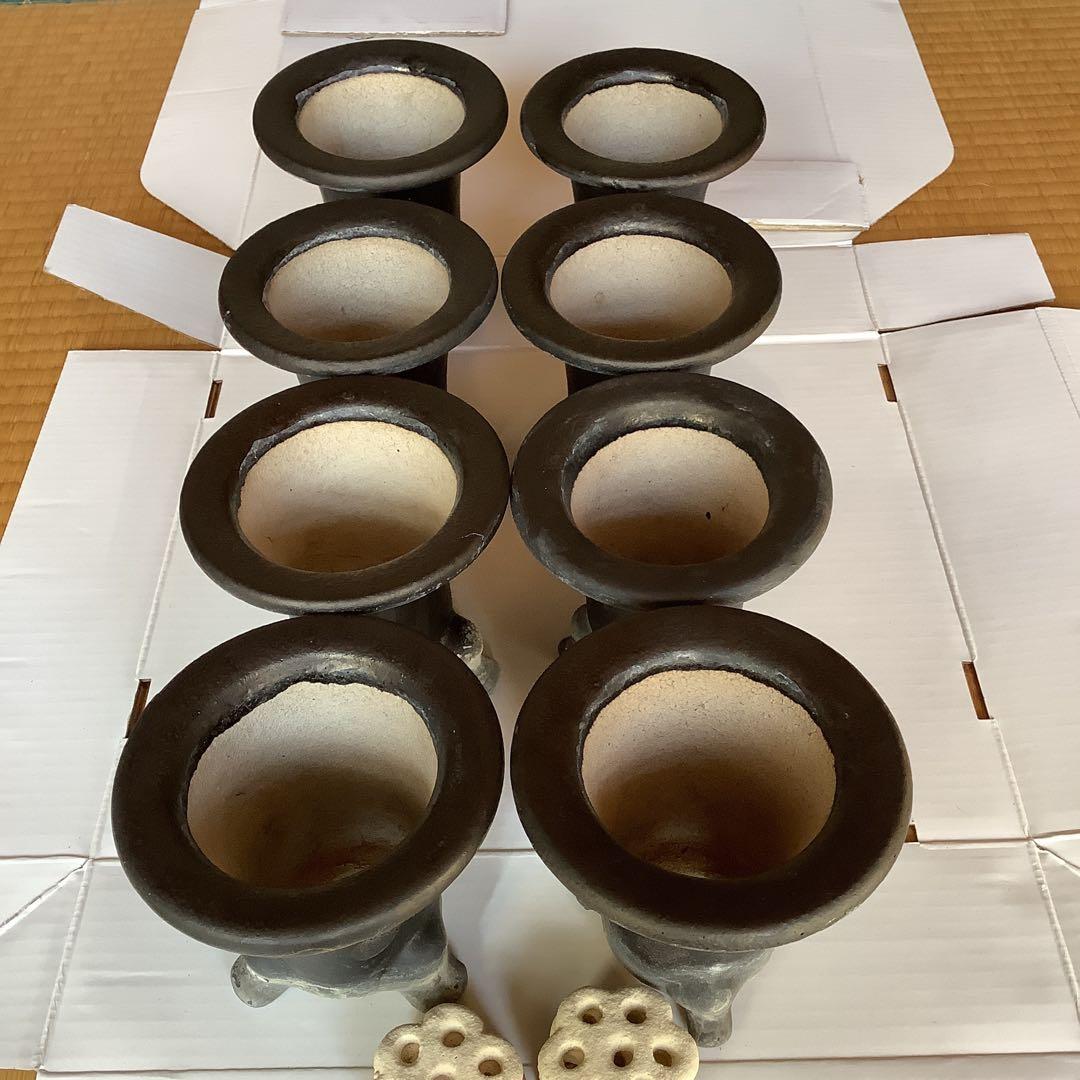 はたく　風蘭及び万年青用楽焼鉢（中古品）30個