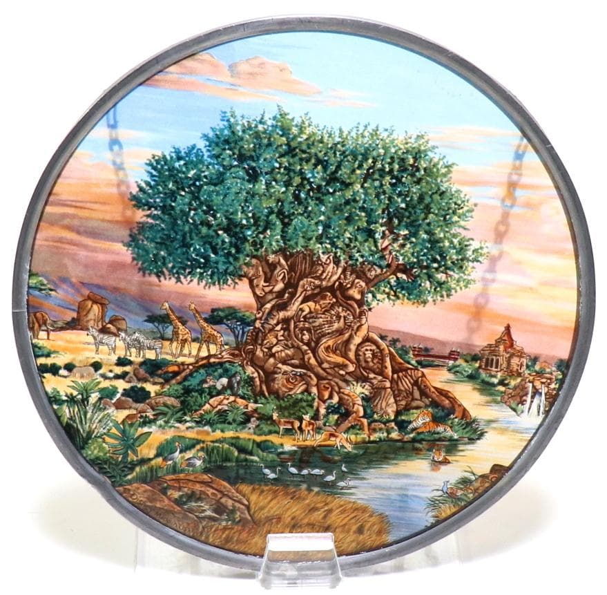 ディズニー公式 ツリーオブライフ ヴィンテージ ステンドグラス バオバブの木