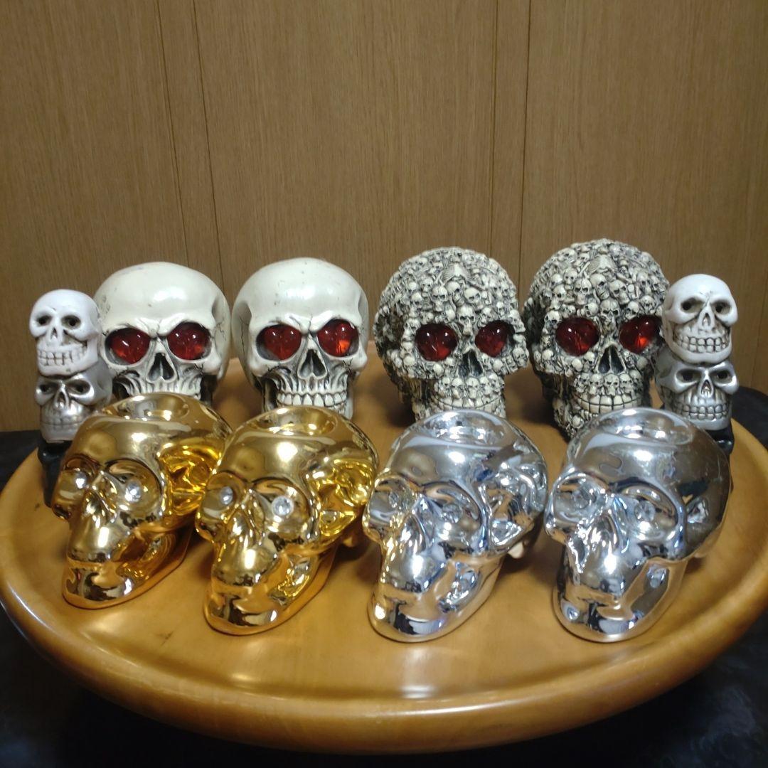 スカル オブジェ 　 髑髏 置物