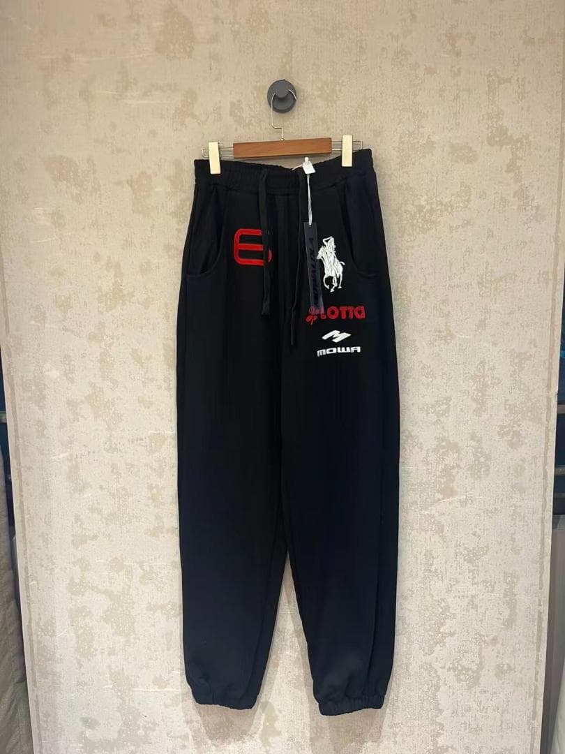Mowalola ジョガーパンツ ブラック