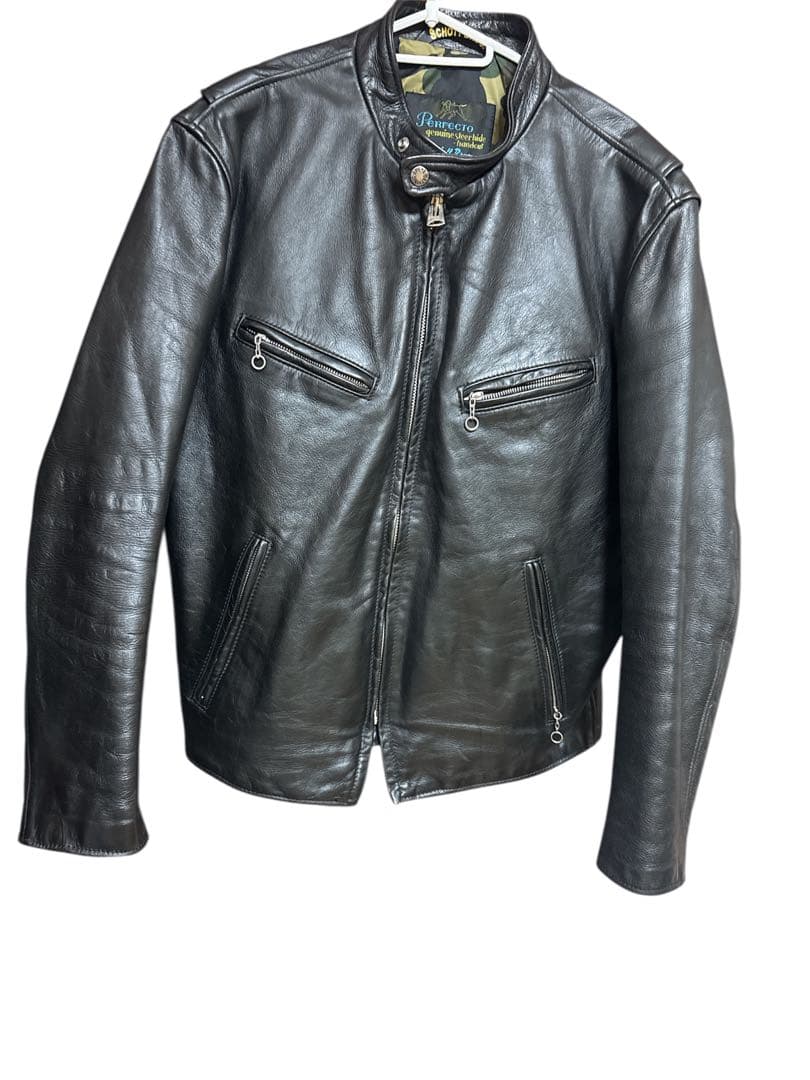 A BATHING APE×Schott ショット　ライダース　シングル