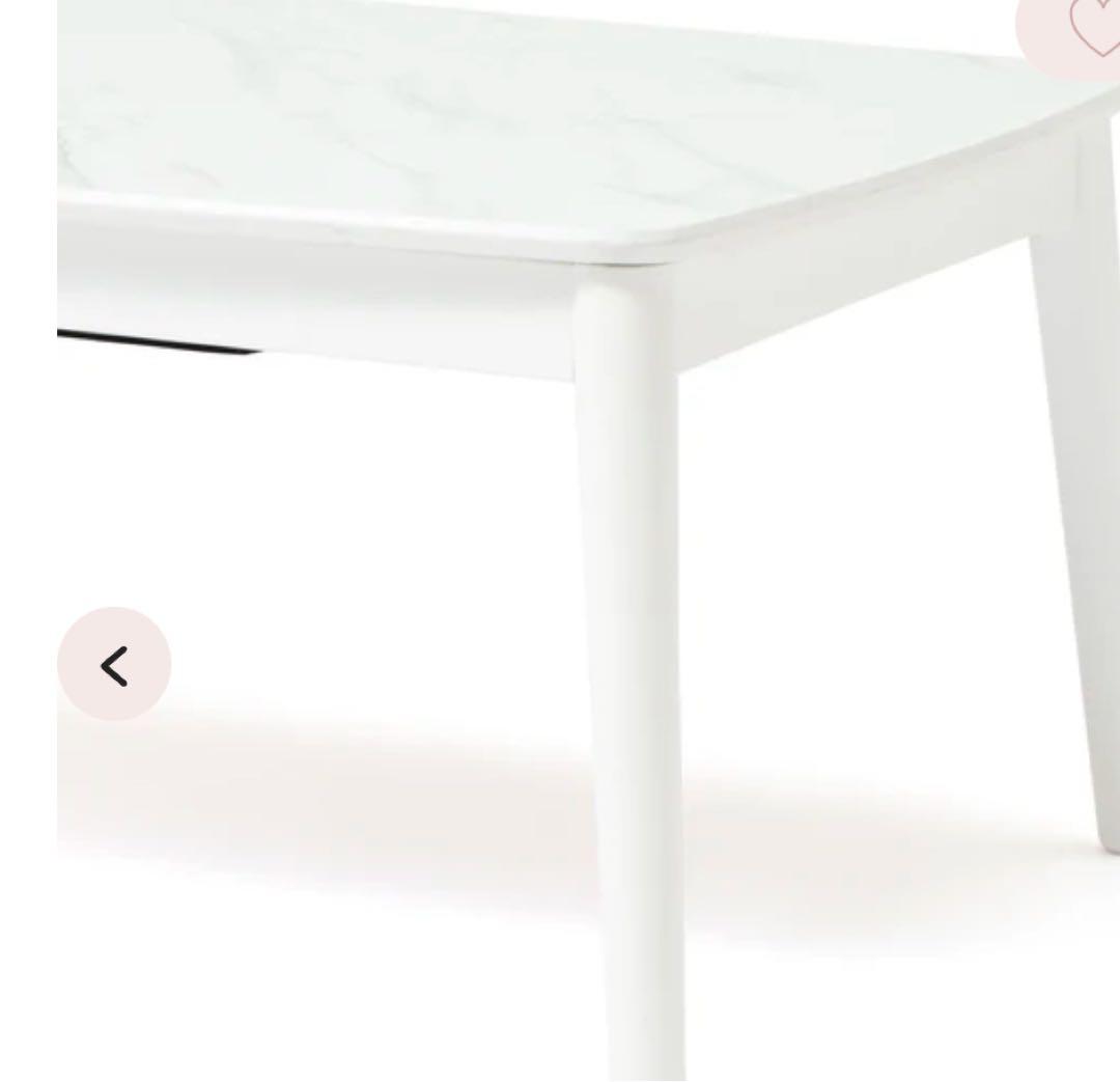 【francfranc】モスコ こたつテーブル S 800×600 マーブル