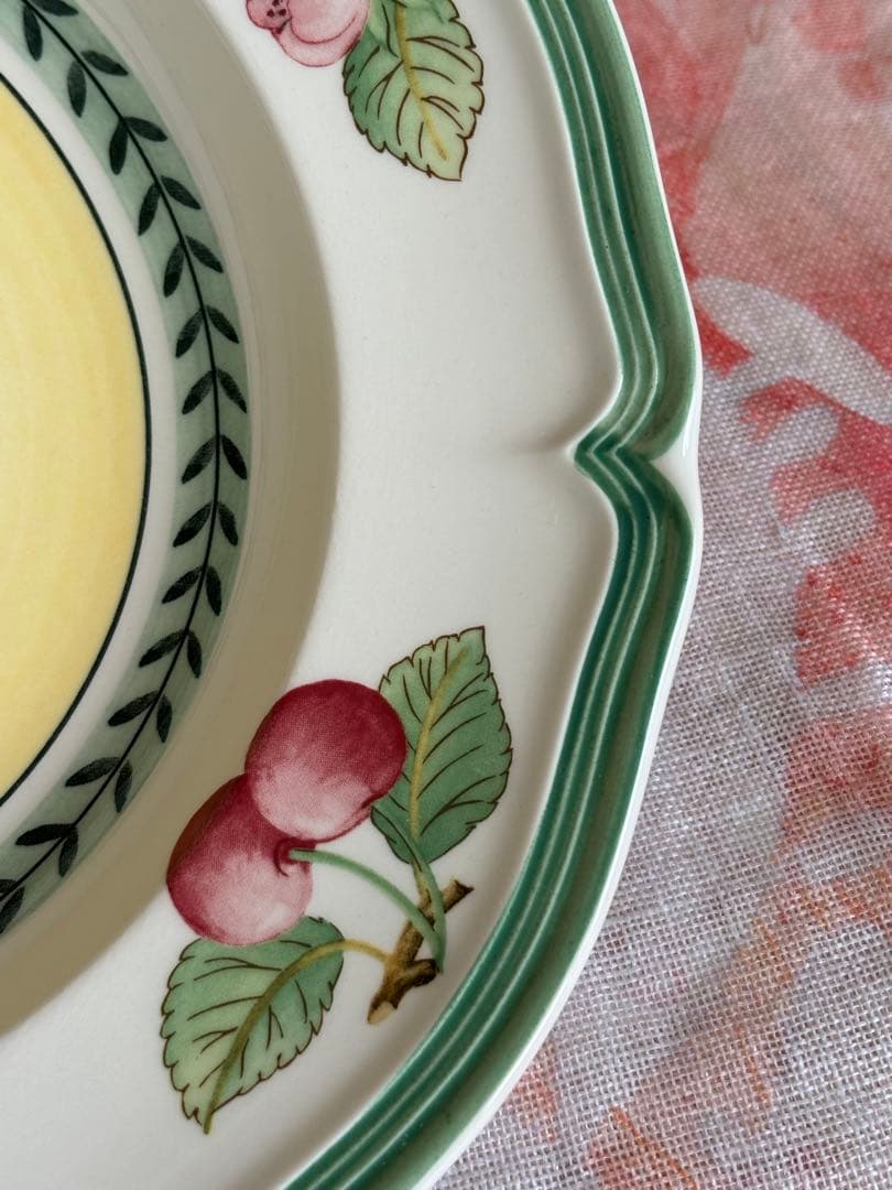 ビレロイ&ボッホ　フレンチガーデンサラダボウル2枚