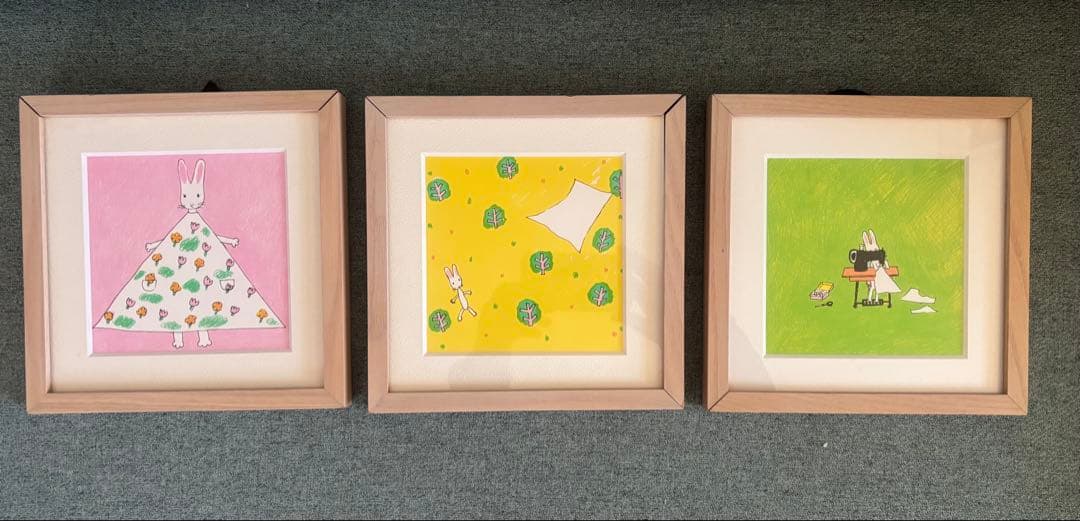 こぐま社 わたしのワンピース 複製画 3点セット