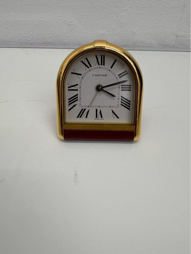 Cartier カルティエ ヴィンテージ トラベルクロック ローマ数字 現状品