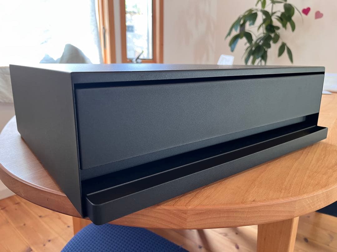 山崎実業 ツーウェイ キッチン家電下引き出し＆スライドテーブル tower 黒