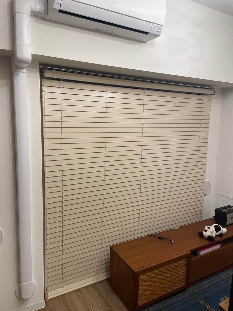 Re 木製　ウッドブラインド　バニラ