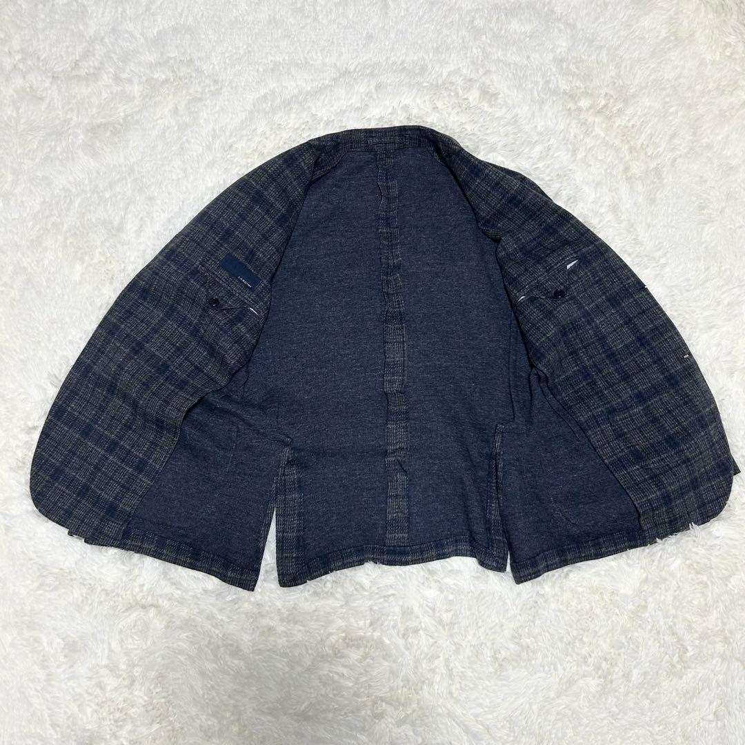 LARDINI コットンウール シングルジャケット ラルディーニ イタリア製