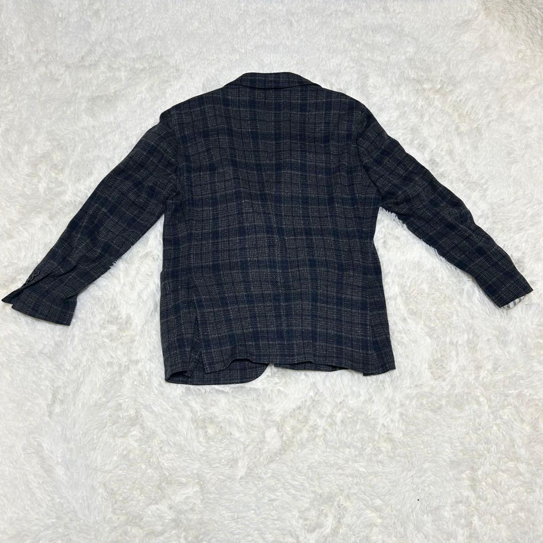 LARDINI コットンウール シングルジャケット ラルディーニ イタリア製