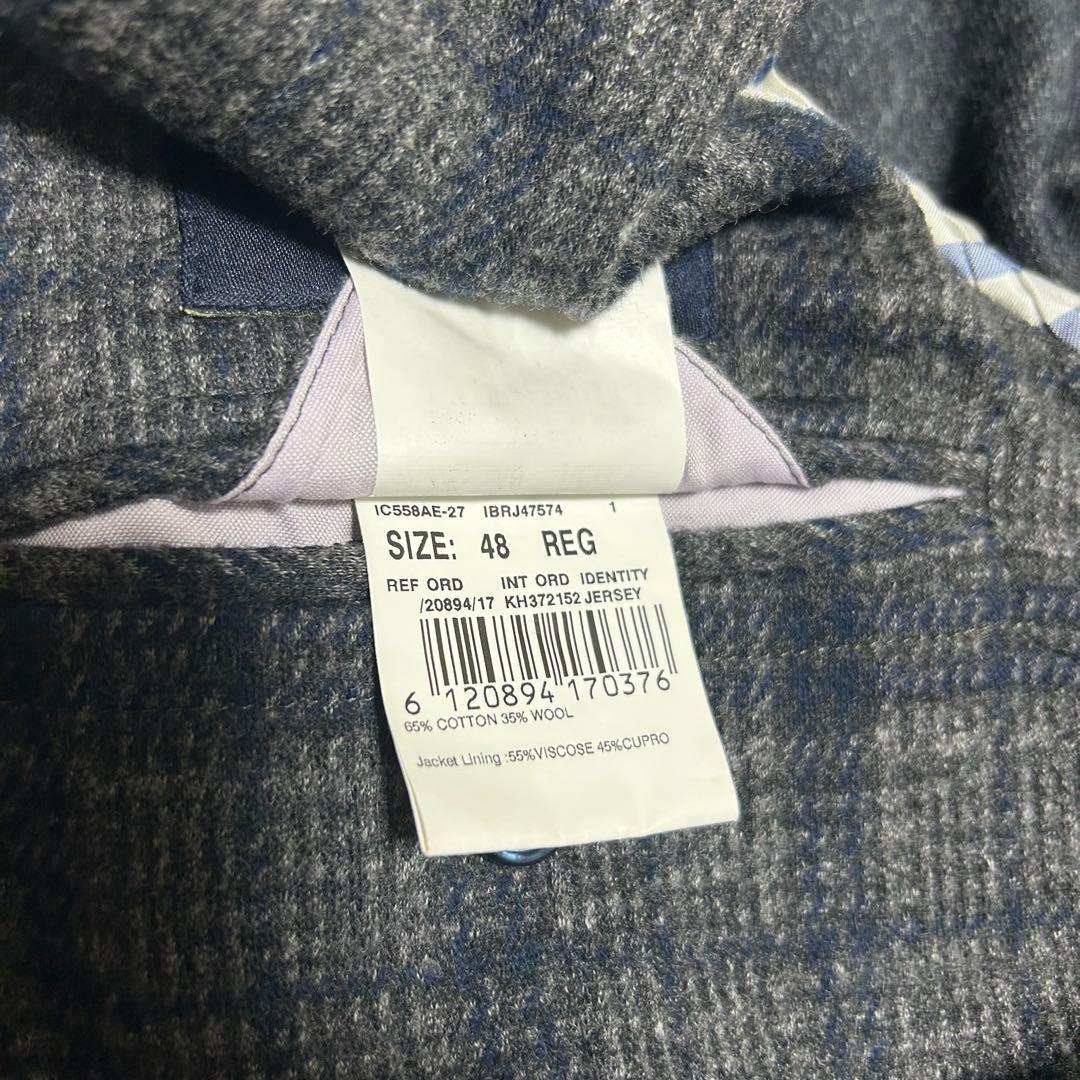 LARDINI コットンウール シングルジャケット ラルディーニ イタリア製