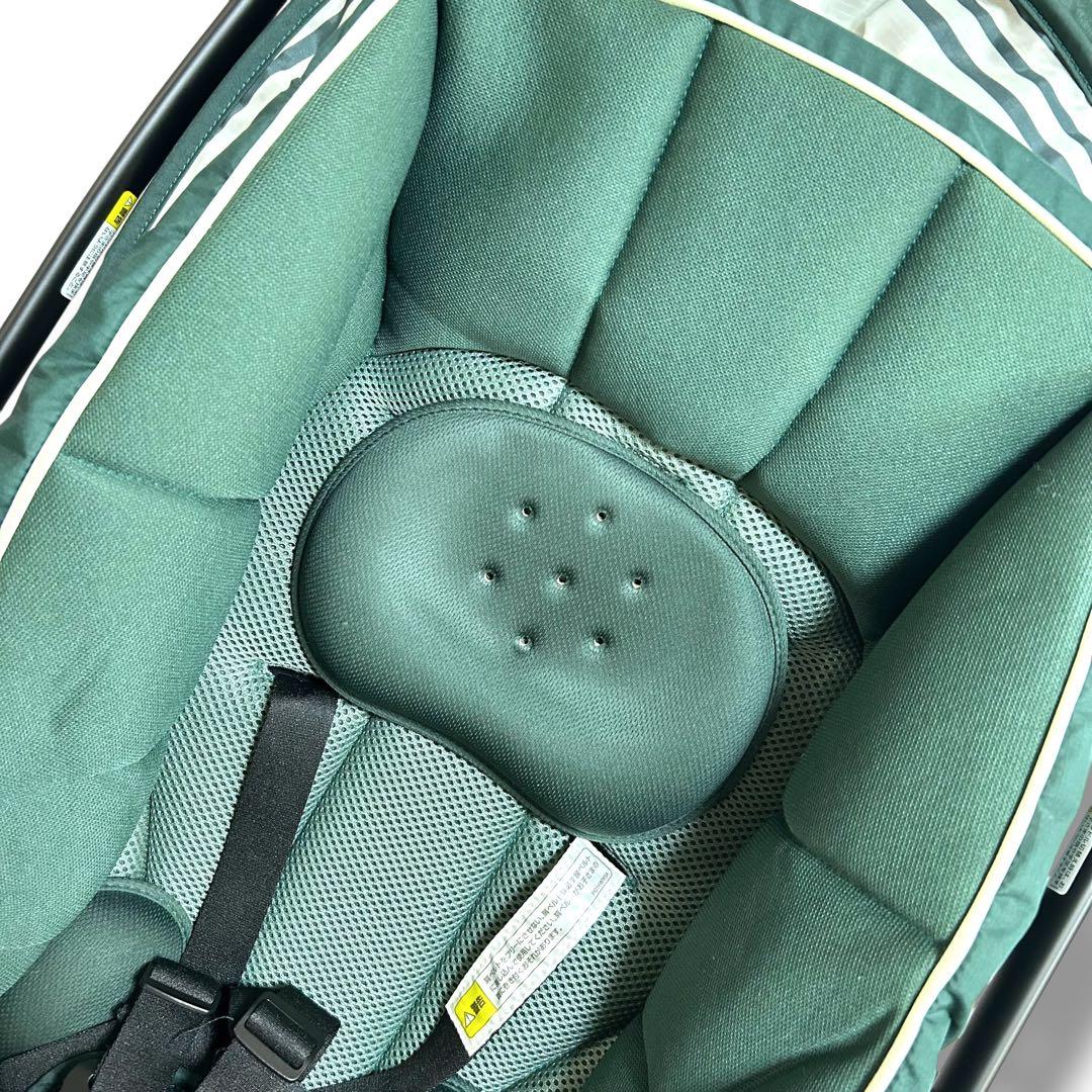 【極美品】【付属品多数】Aprica ラクーナクッションAB グリーン