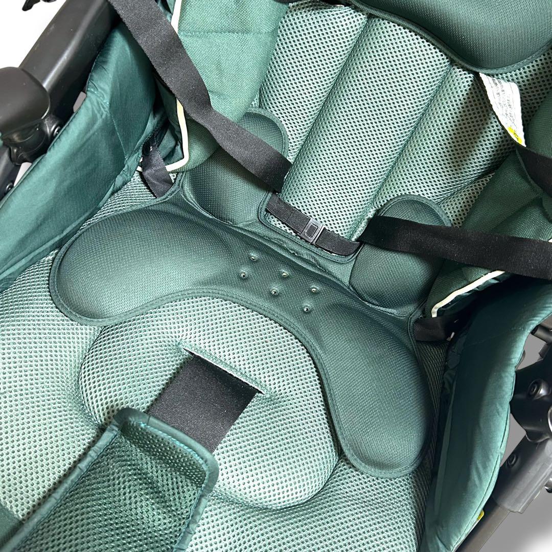 【極美品】【付属品多数】Aprica ラクーナクッションAB グリーン