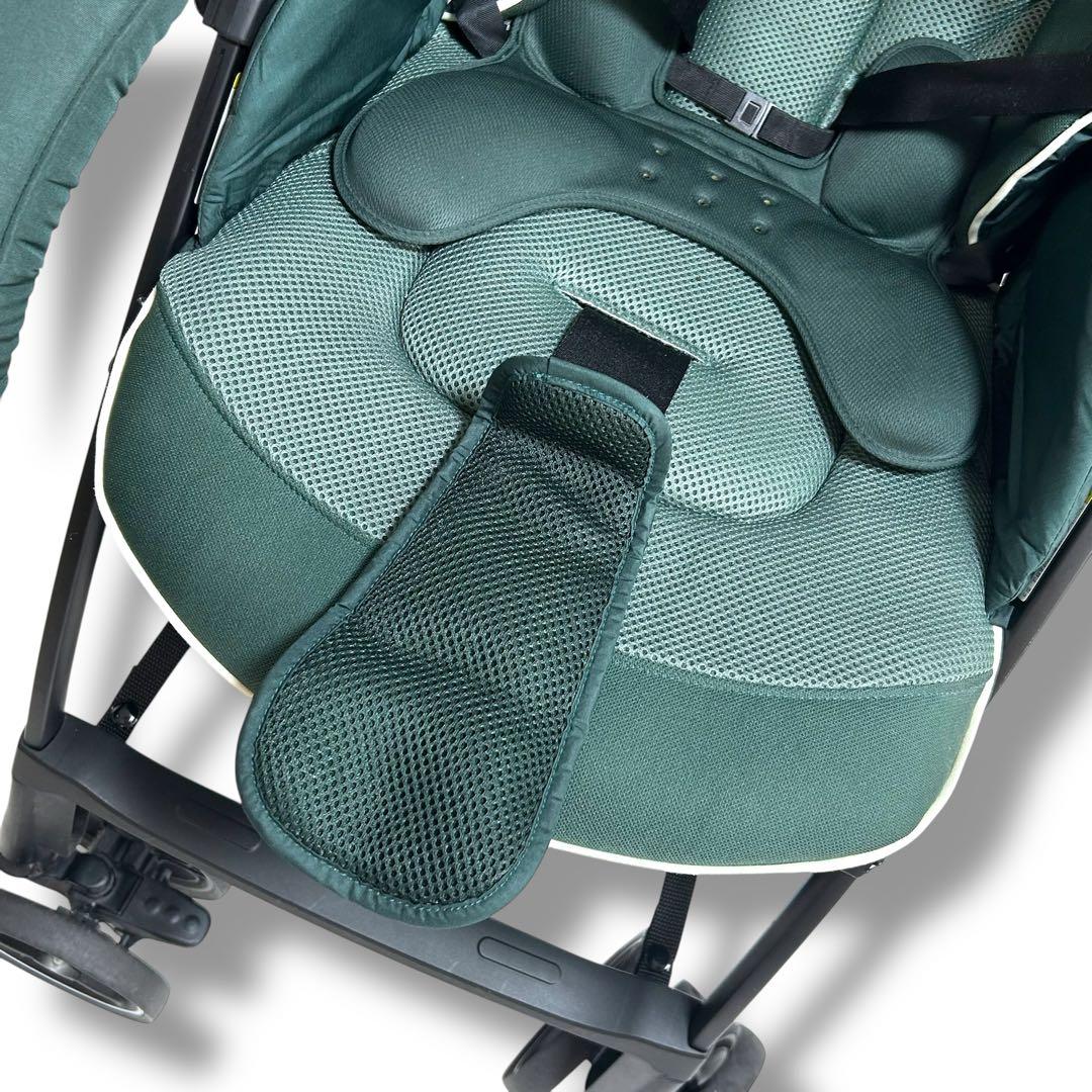 【極美品】【付属品多数】Aprica ラクーナクッションAB グリーン