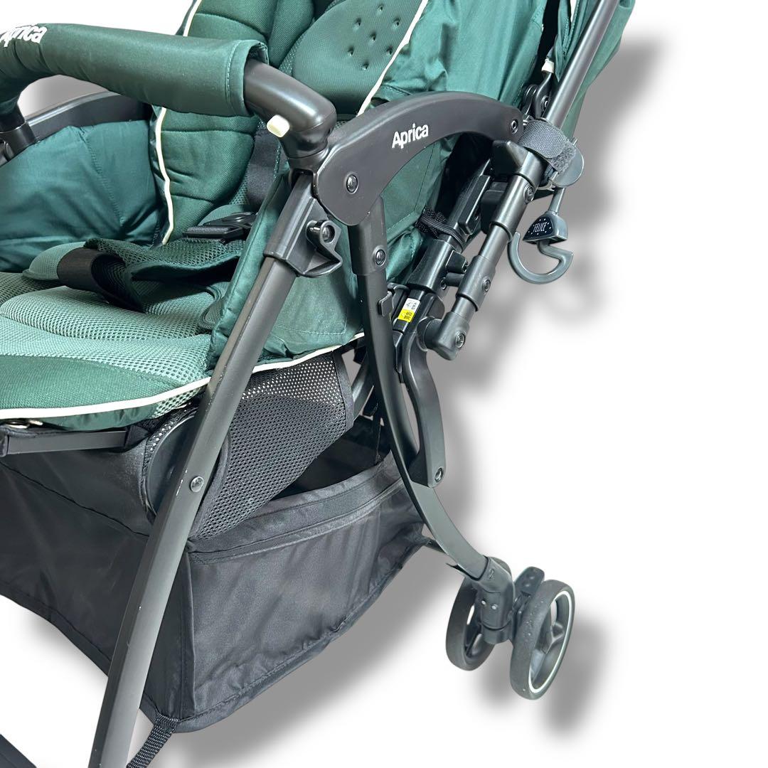 【極美品】【付属品多数】Aprica ラクーナクッションAB グリーン