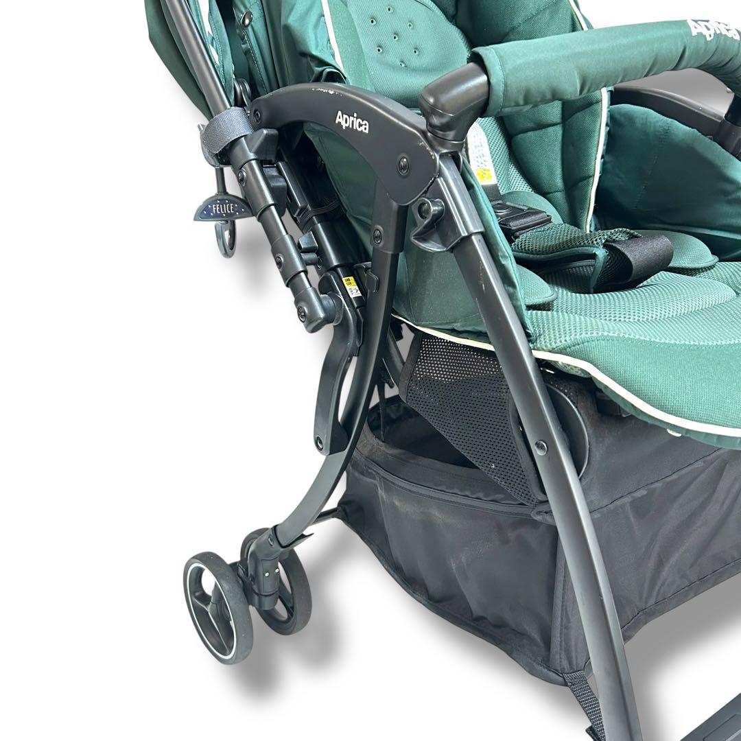 【極美品】【付属品多数】Aprica ラクーナクッションAB グリーン