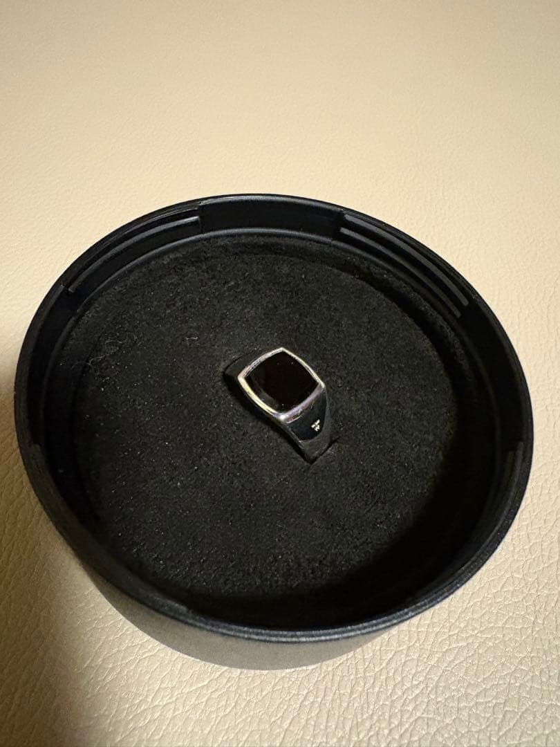 TOMWOOD RING POLISHED ONYX シルバー SILVER