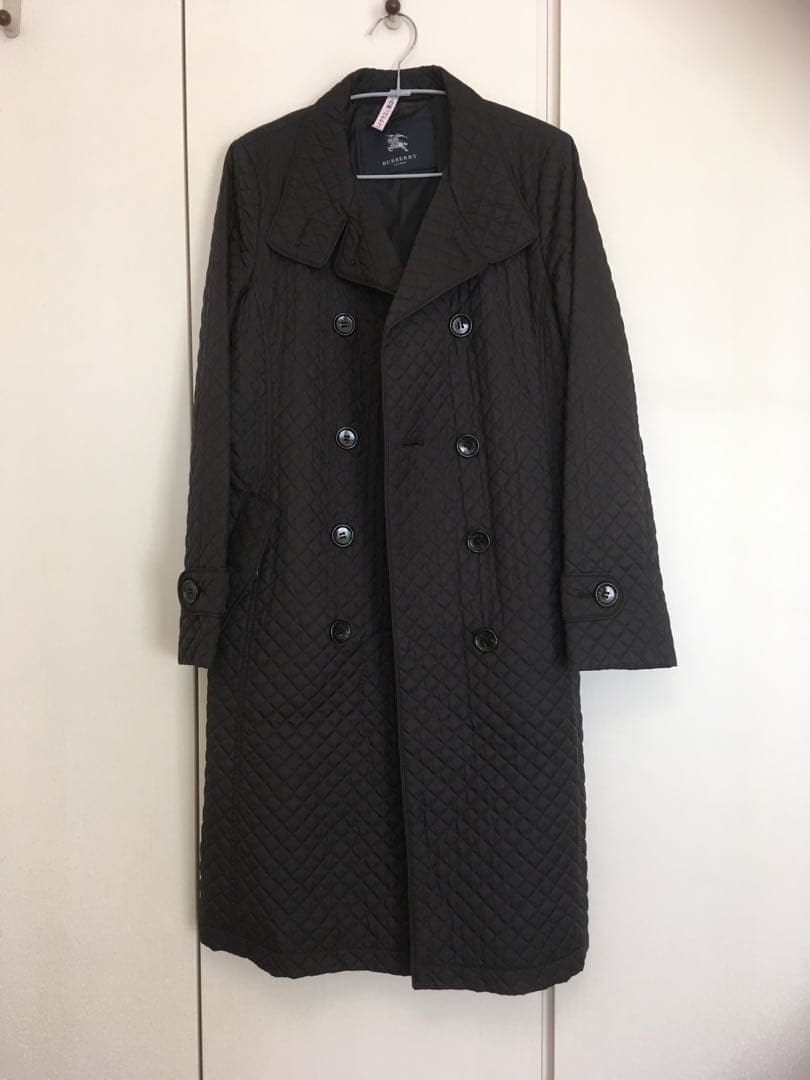 美品　バーバリーロンドン　キルティング ロングコート