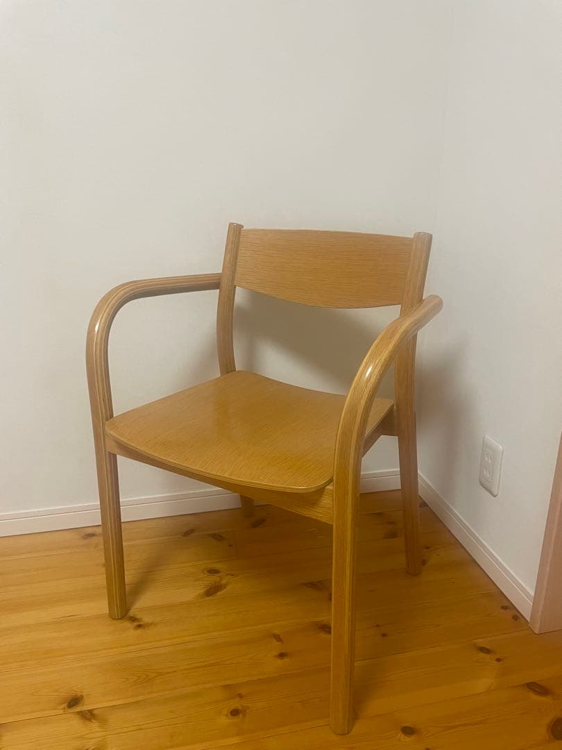 無印良品 オーク材ダイニングアームチェア