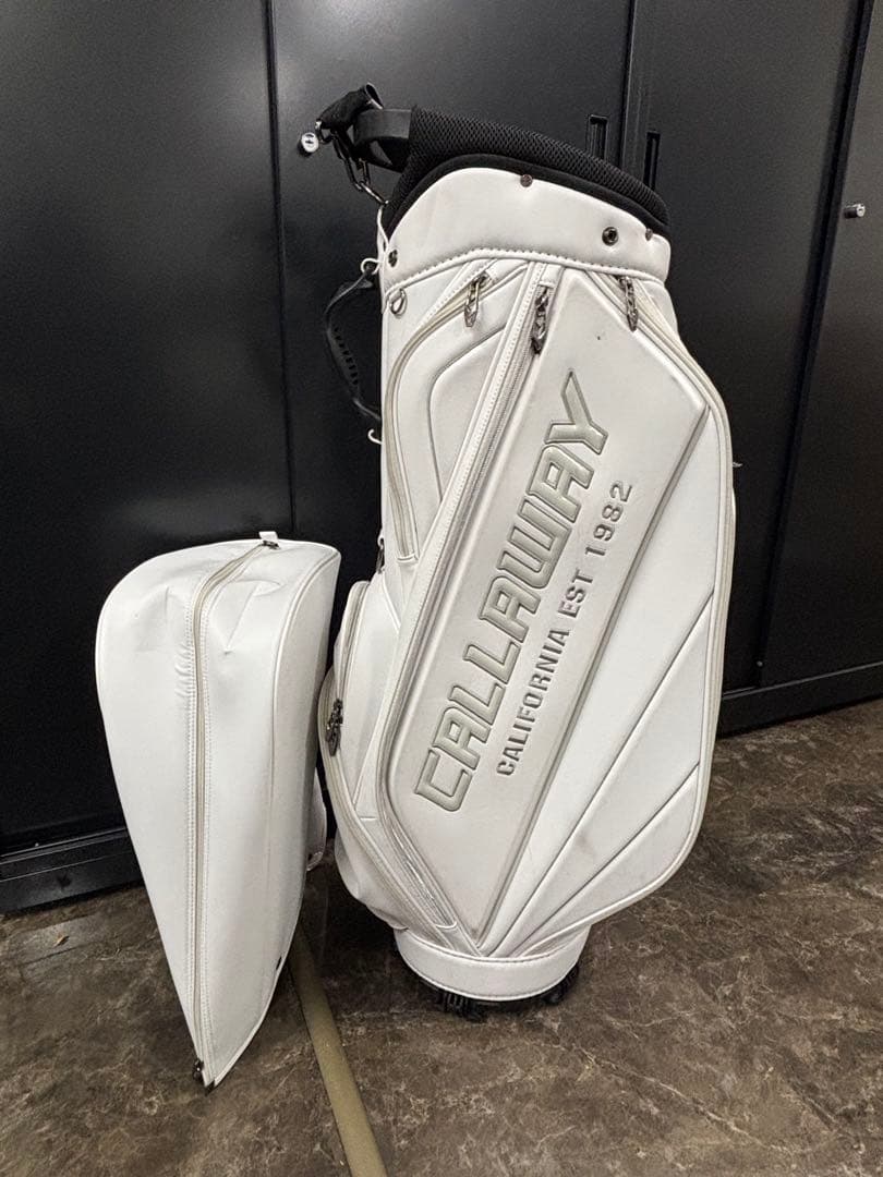 CALLAWAY ホワイト キャディバッグ