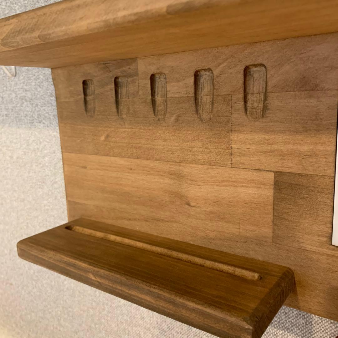 スヌーピーのタイル埋込みラック（カトラリー付）　一般家庭の石膏ボード取付可