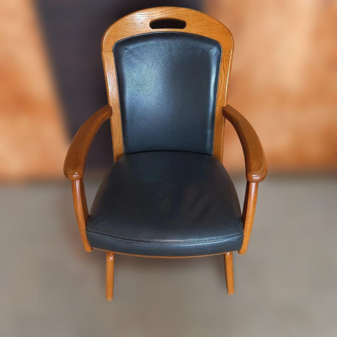 浜本工芸　 回転椅子　ダイニングチェア　2