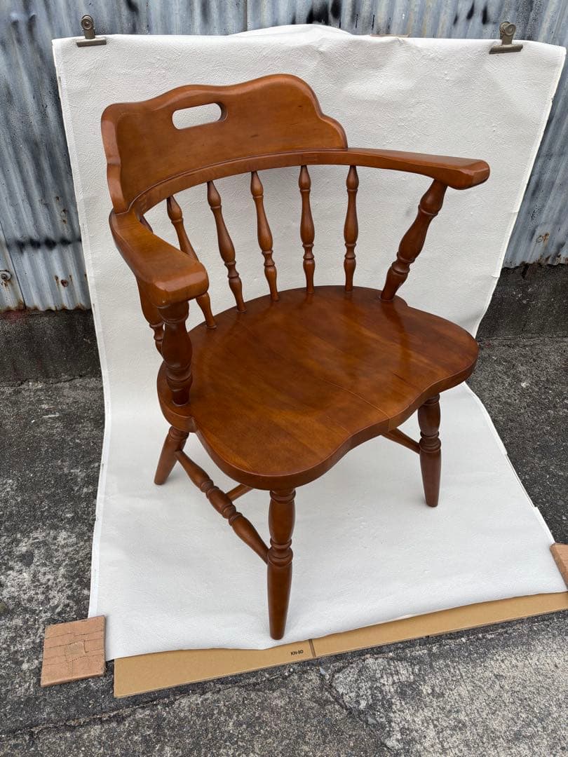 アンティークな飛騨産業 キツツキ ウィンザーチェアー　きれい　木製チェア　ラスト