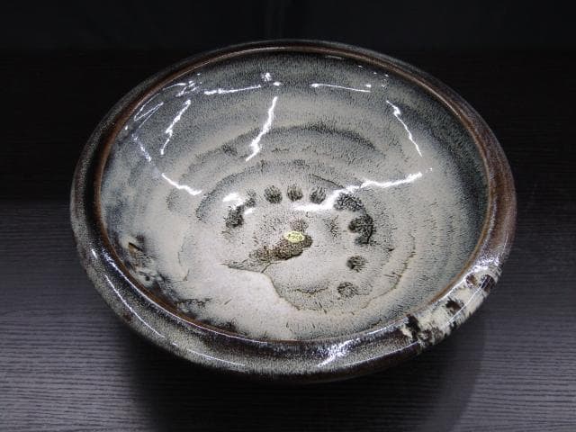 【未使用品】肥前伊万里焼 今里窯 六代 味鉄 大型 水盤 共箱付