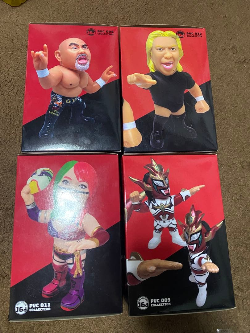 プロレスフィギュアセット PVC 028 012 011 009