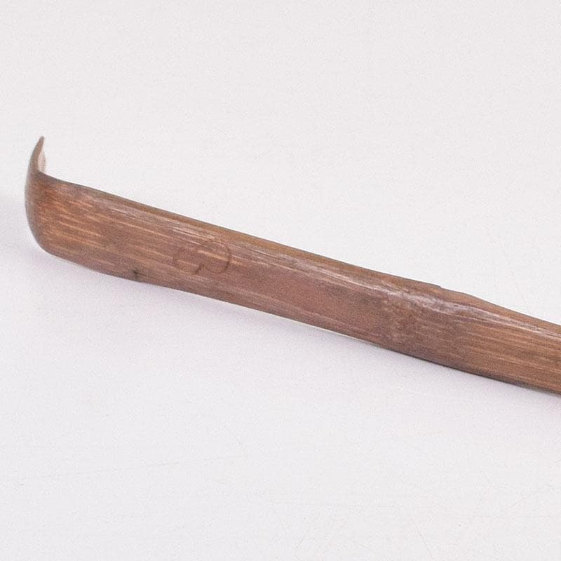 茶道具　不蔵庵龍渓作　茶杓　銘「若緑」　圓能斎書付　共筒共箱　C　R8962