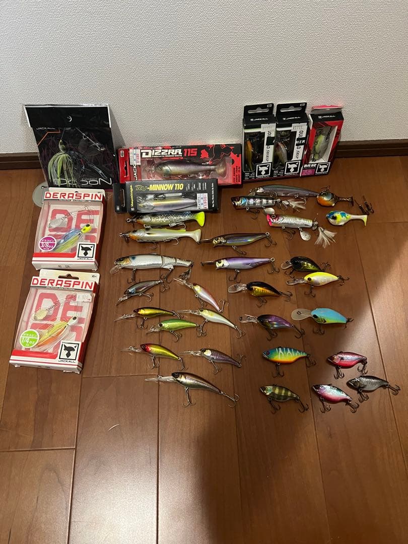 バスルアー引退セット　ジャッカル