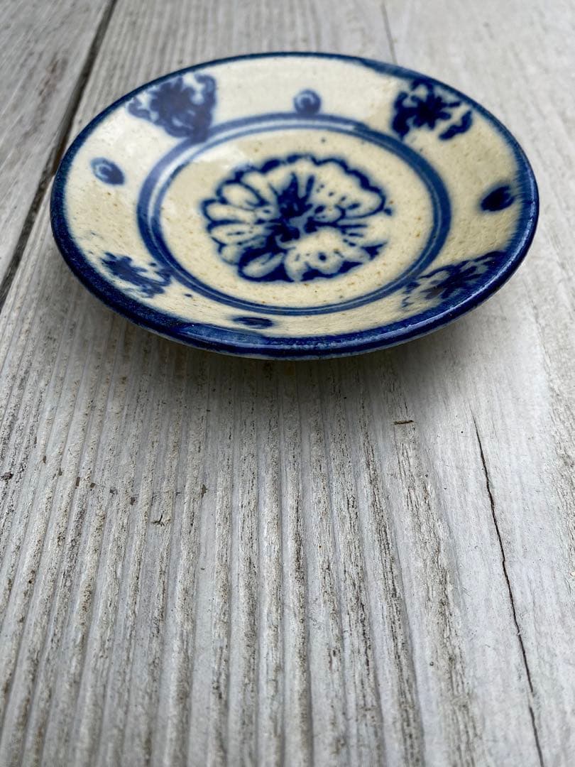 【新品未使用/美品】伊藤聡信　印判皿　安南手