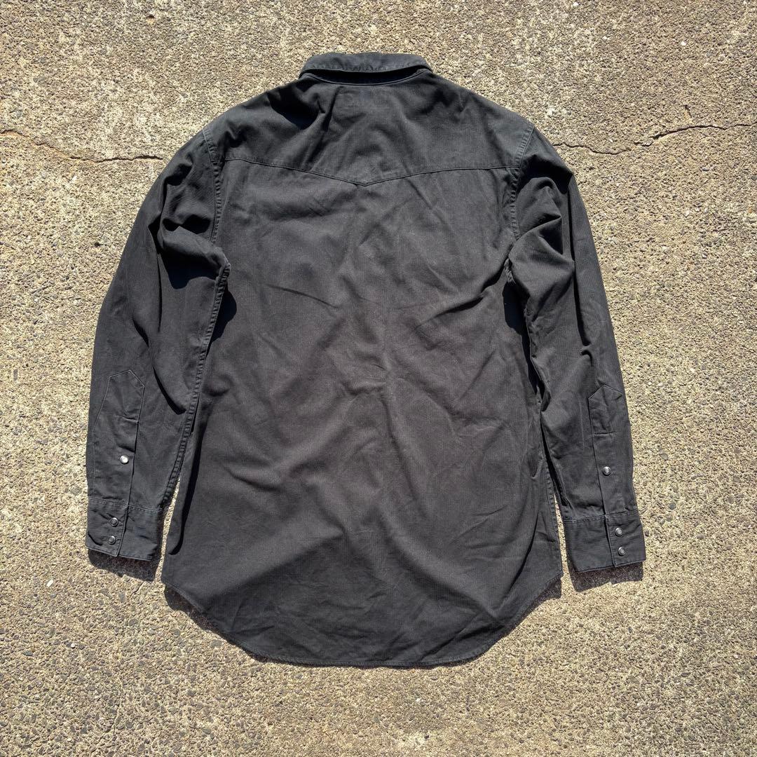 ラルフローレン　ウェスタンシャツ　ブラック　90s
