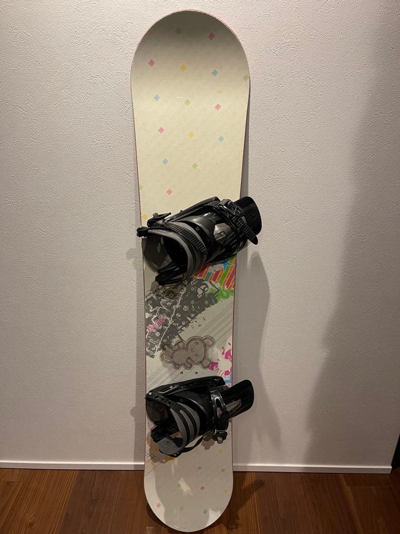 girl starスノーボード 140㎝　ビンディングセット ホワイト