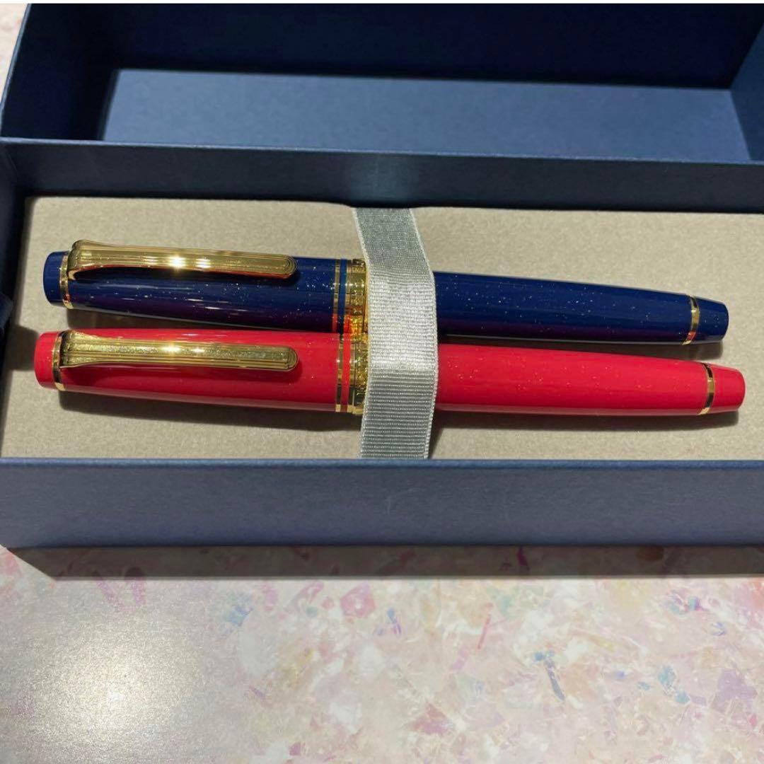 【新品未使用】セーラー　万年筆　四季織　おとぎばなし　2本セット