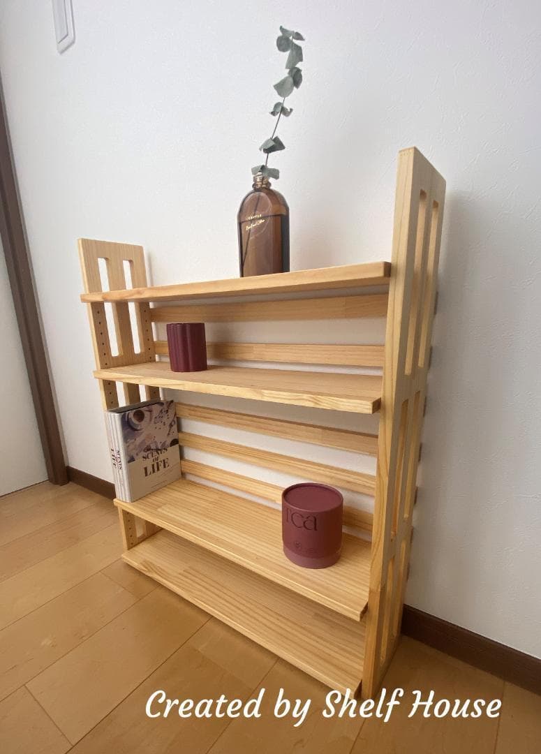 スリム収納棚 E ハンドメイド