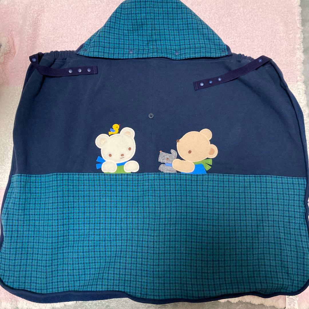 ファミリア　冬用　3WAYブランケット　ファミリアチェック