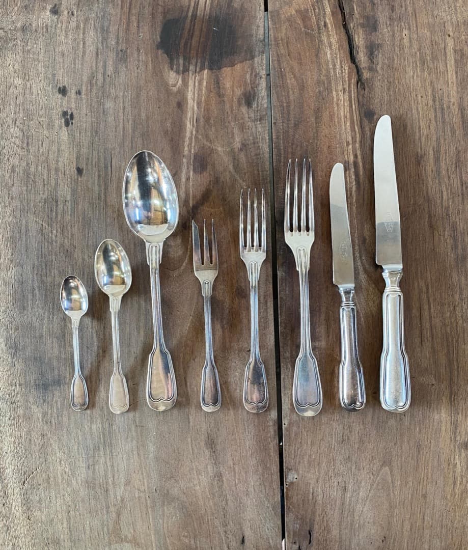 フランス アンティーク カトラリーセット テーブルウェア ヴィンテージ セット