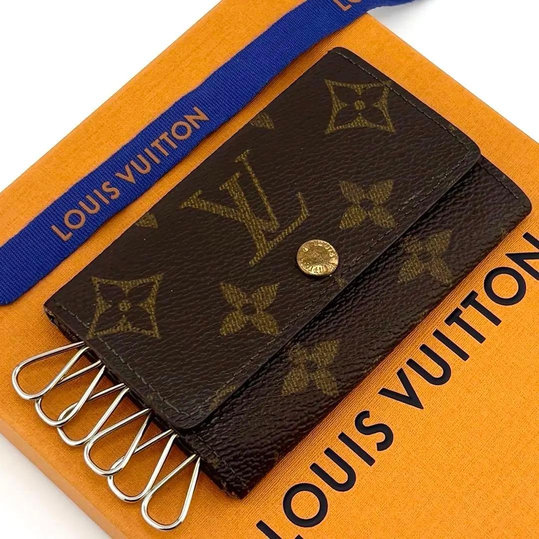 【極美品】ルイヴィトン ミュルティクレ6 モノグラム キーケース 6連