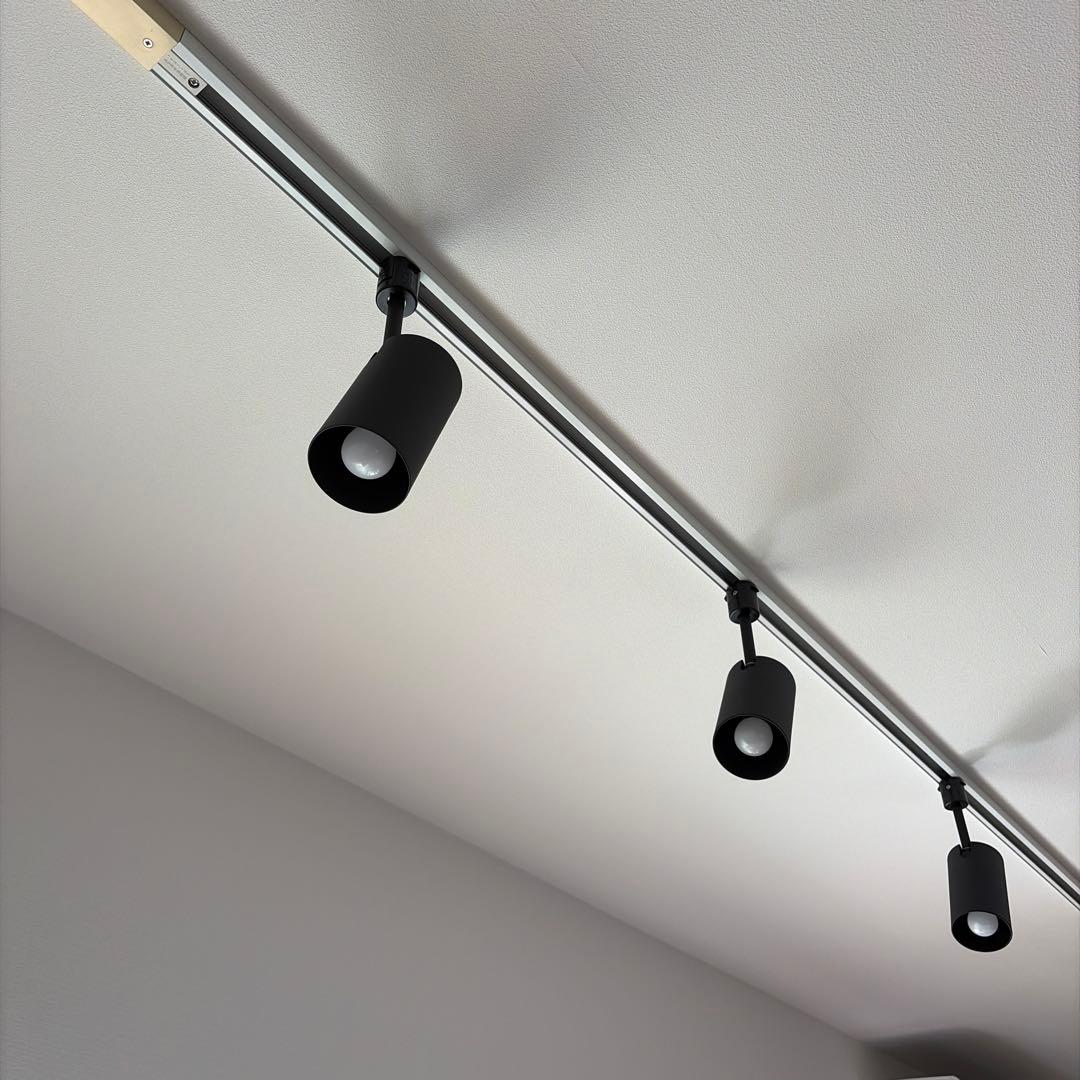 無印良品　5個セット シーリングスポットライト　ブラック