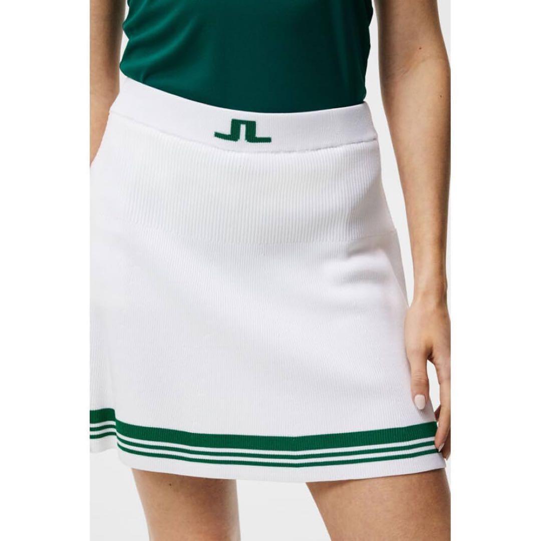 J.LINDEBERG レディース裾ラインニットスカート 072-78453