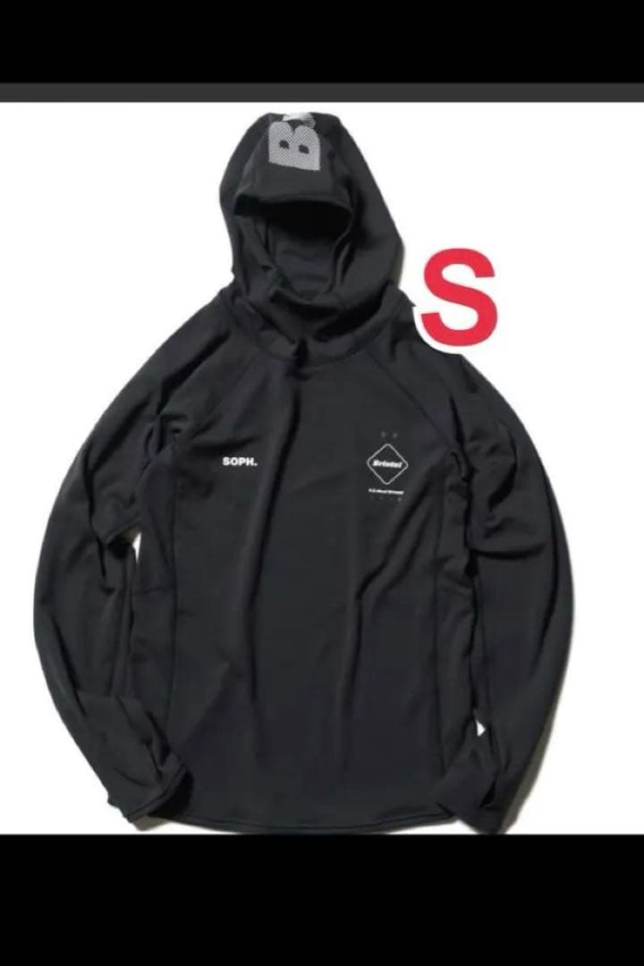 美品　F.C.R.B. UNDER LAYER HOODY ブリストル　S 黒