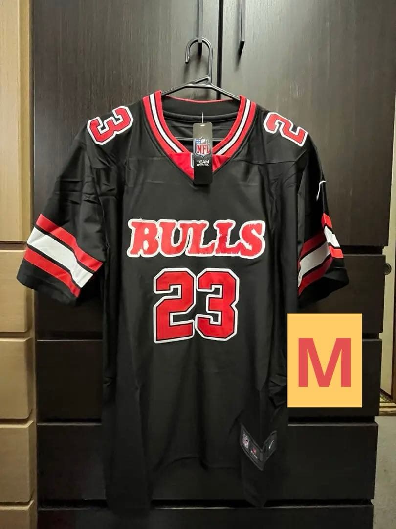 NFL BULLS JORDAN 23 ブラックユニフォーム M