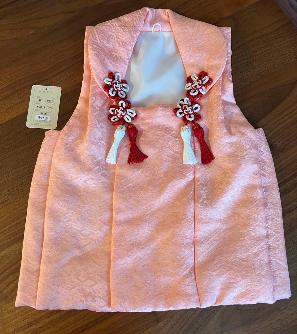 七五三　3歳　被布　正絹　日本製