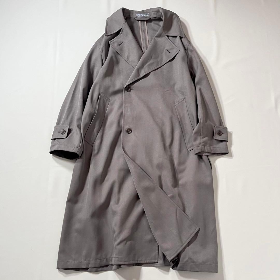 【美品】エンポリオアルマーニ　タイロッケン コート　XL相当　80s アーカイブ