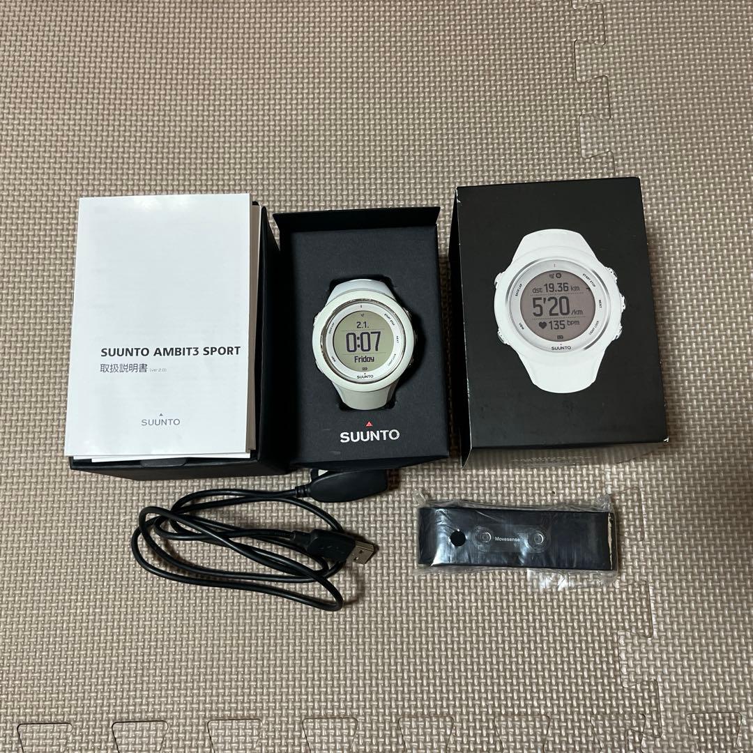【ラン、スイム、アウトドア等】SUUNTO AMBIT3 SPORT ホワイト